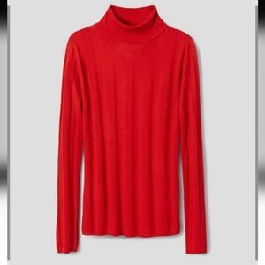 Mango Vibrant Red Long Sleeve Top